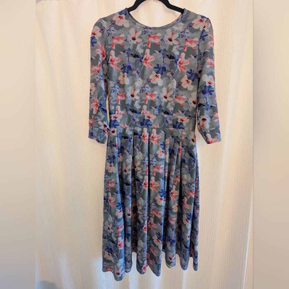 Floral Long Sleeve Dress